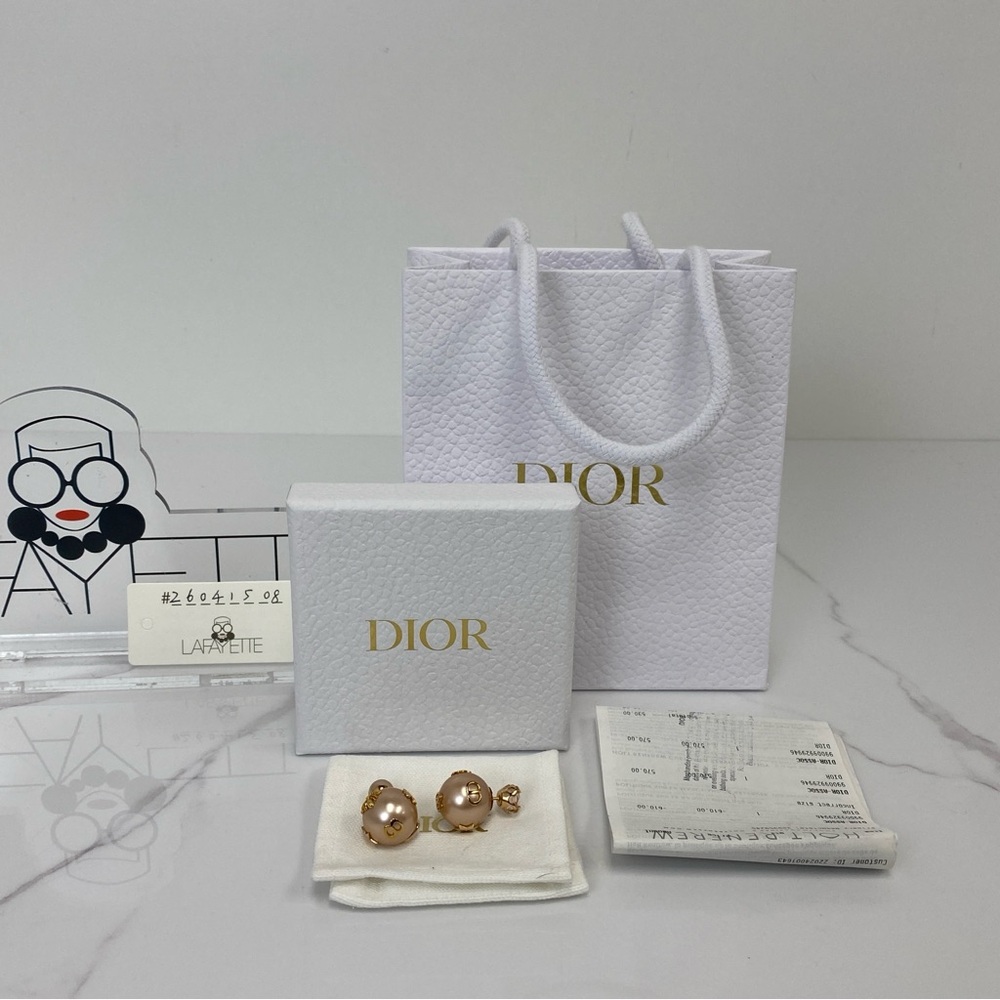 Christian Dior Pearl earrings - Picture 2 of 6